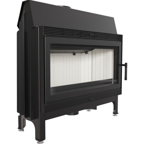 BRICOSOL Chimenea de leña de acero KRATKI BLANKA 16 kW Ø 200