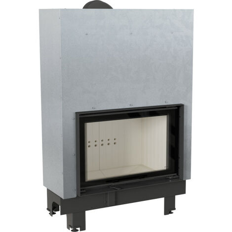 BRICOSOL Chimenea de leña de acero KRATKI MBO 15 kW Ø 200 puerta elevable