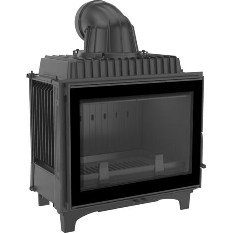 BRICOSOL Chimenea de leña de hierro fundido KRATKI FRANEK 12 kW Ø 200