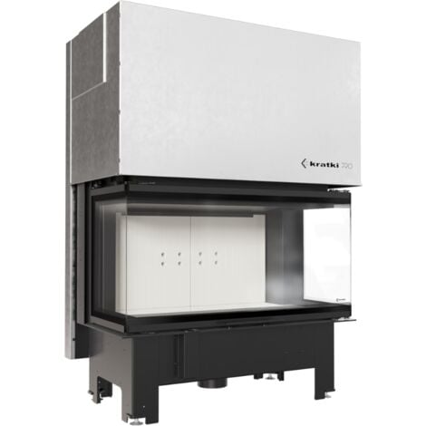 BRICOSOL Chimenea de leña KRATKI NBC 1000/400 15 kW Ø 200 puerta elevable