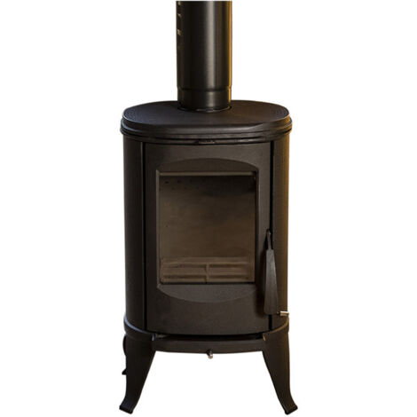 BRICOSOL ESTUFA DE LEÑA MODELO ELIPTIKO DE FUNDICIO