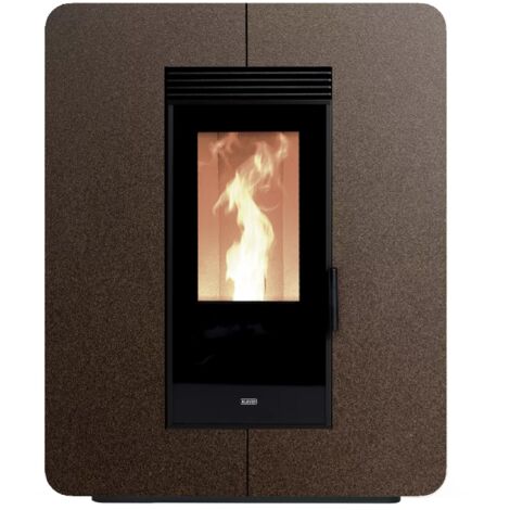 BRICOSOL ESTUFA DE PELLET KLOVER MODELO ASTRA MULTI-AIR STEEL color bronce