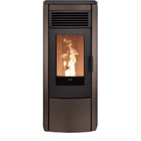 BRICOSOL ESTUFA DE PELLET KLOVER MODELO AURA 120 MULTI-AIR Color Bronce