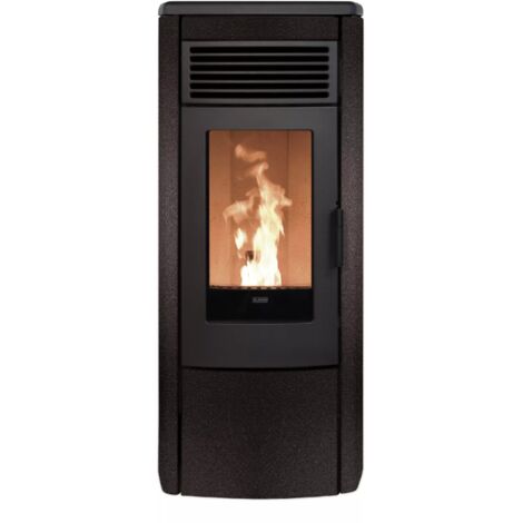BRICOSOL ESTUFA DE PELLET KLOVER MODELO AURA 120 MULTI-AIR Color Negro