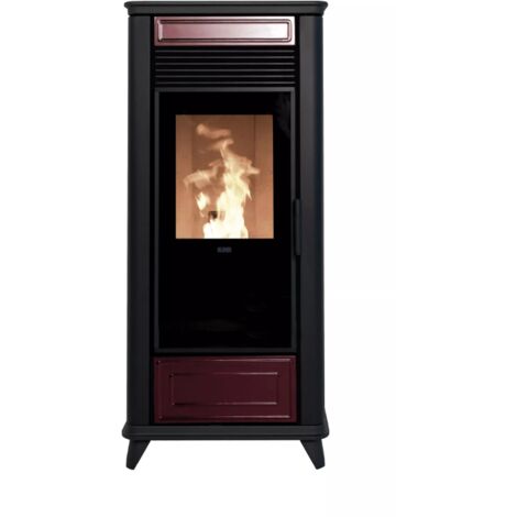 BRICOSOL ESTUFA DE PELLET KLOVER MODELO CLASS 90 MULTI-AIR BURDEOS