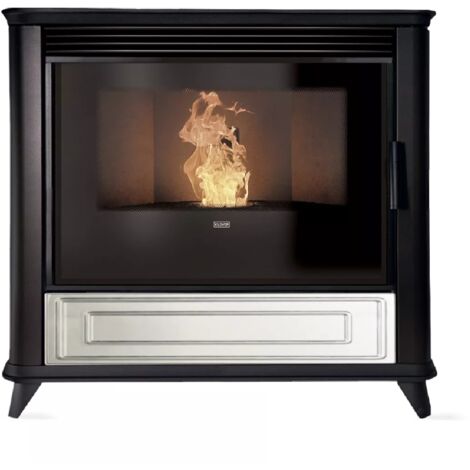 BRICOSOL ESTUFA DE PELLET KLOVER MODELO LADY MULTI-AIR  Color Marfil