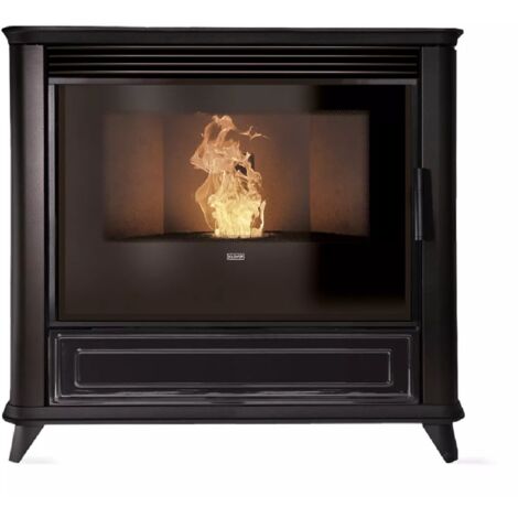 BRICOSOL ESTUFA DE PELLET KLOVER MODELO LADY MULTI-AIR Color Negro
