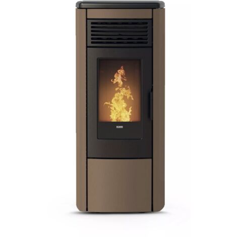 BRICOSOL ESTUFA DE PELLET KLOVER MODELO THERMOAURA Color Bronce