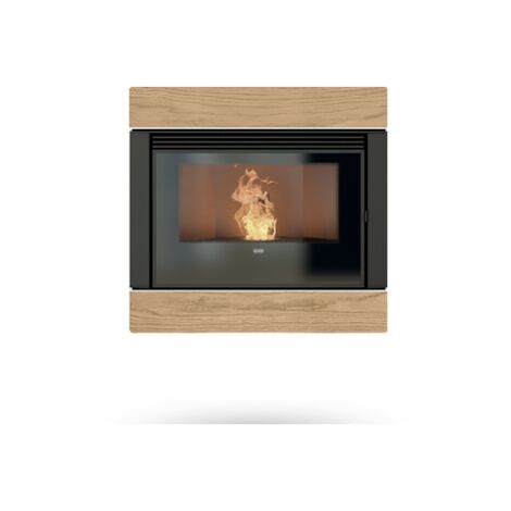 BRICOSOL ESTUFA DE PELLET KLOVER MODELO WAVE 110 AIR WOOD ROBLE