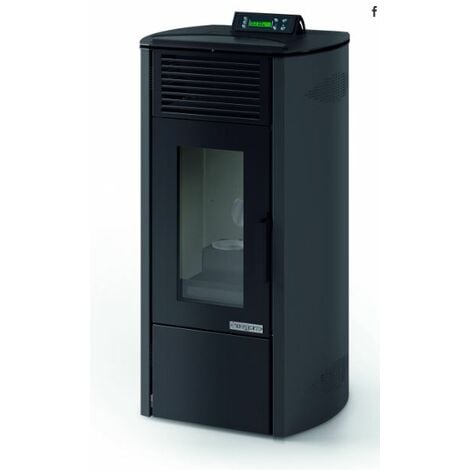 BRICOSOL ESTUFA DE PELLETS HERGOM MODELO ENZA 10 NEGRO