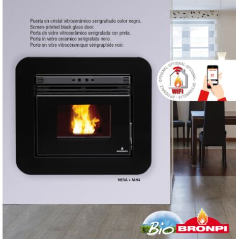 BRICOSOL INSERTABLE DE PELLET BRONPI MODELO NEVA 10 KW
