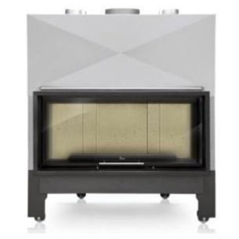 BRICOSOL  MONOBLOQUE DE LEÑA LACUNZA MODELO ITACA 120 ECO VERMICULITA(SIN TURBINA)
