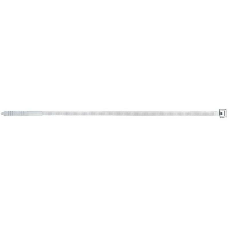 

037996 Brida nylon transparente BN 7,6x450 natural (Envase 100 uds) - Fischer