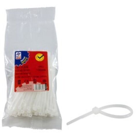 Brida nylon blanca b/100