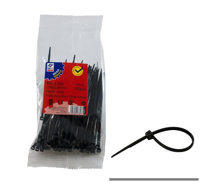 

Brida Nylon Negra B/100 45X200 Mm Pt0065.. - Neoferr