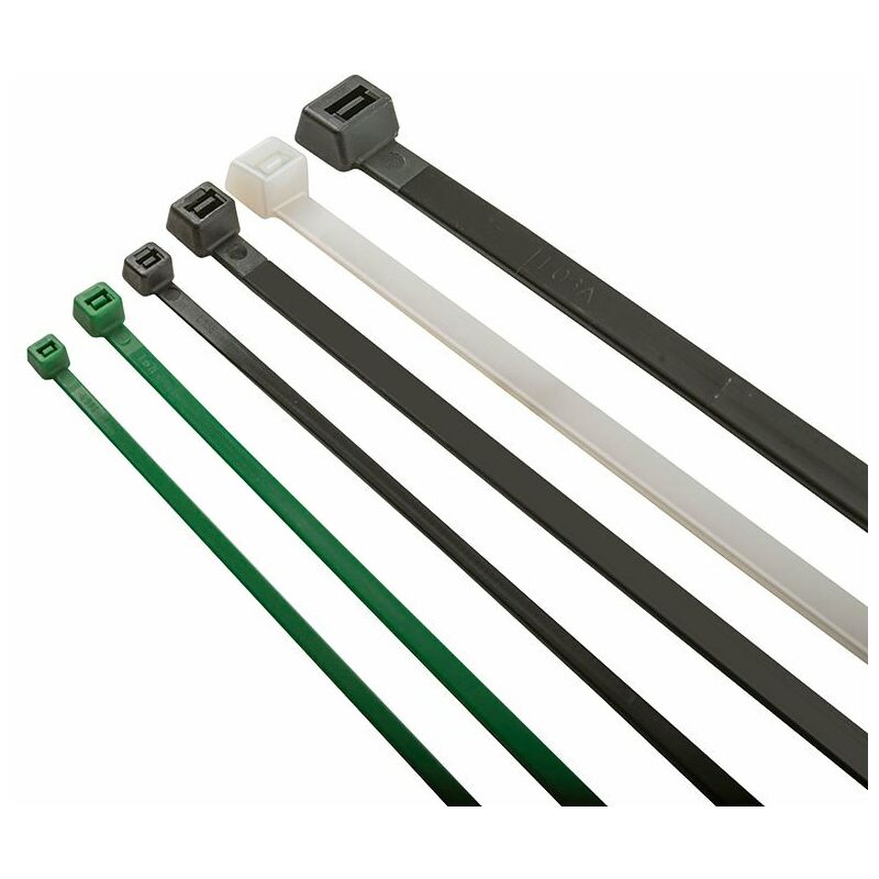 

Brida Nylon Verde 140X3,6 25 Pzas.