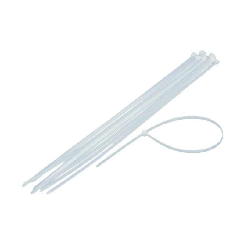 

Brida para Cables 140x2,5 Blanco Paquete 100 Piezas