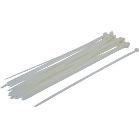 Bridas  blancos  8,0 x 400 mm  30 piezas