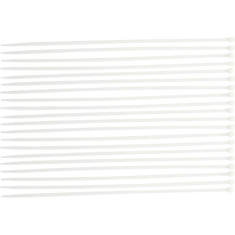 Bridas  blancos  8,0 x 600 mm  20 piezas