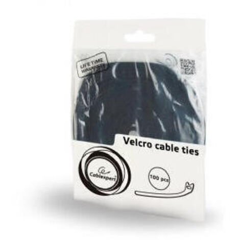 Bridas con apertura y cierra rapido , 210mm x 12mm, negro, bolsa de 100 unidades