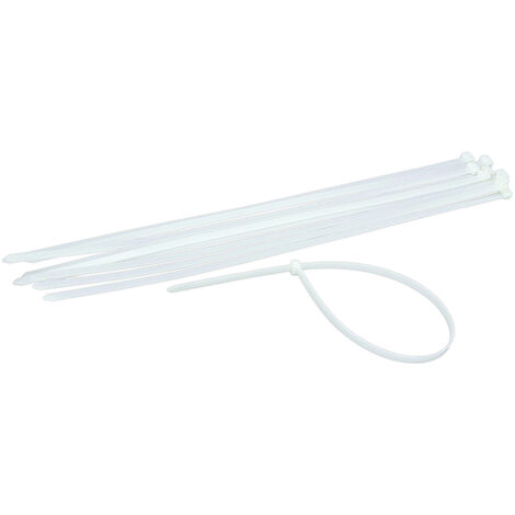 Bridas de nailon blancas - 3,6x300 mm