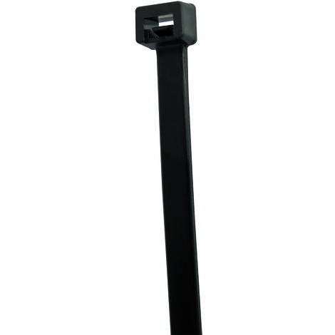 Bridas de nailon negras - 7,6x300 mm