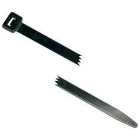 Bridas de Nylon de RECENSE Negro7.8x300Bolsa de 100 bridasBolsa de 100 bridas Negro 7.8x300