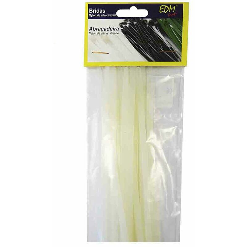 

Bridas natural 150x3,5 envasadas (bolsa 25 unid.) - EDM