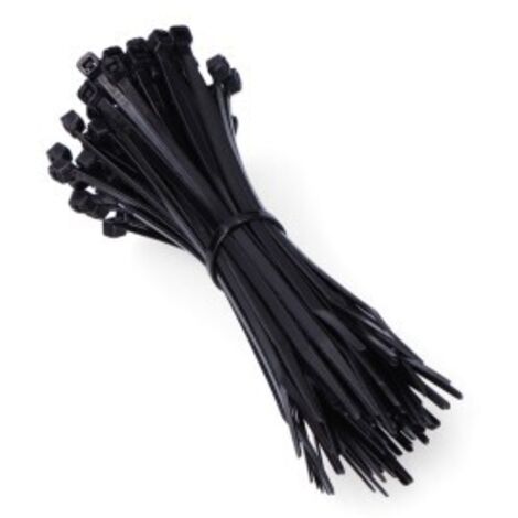 Bridas Negras 3.6X150MM Nylon Alta Calidad Bolsa 100 Unidades EDM