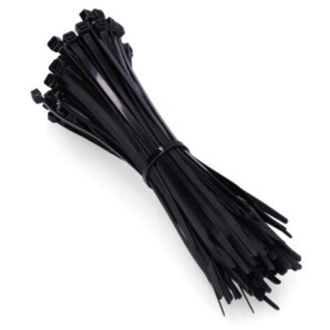 Bridas Negras 4.8X250MM Nylon Alta Calidad Bolsa 100 Unidades EDM