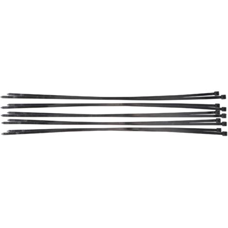 Bridas  negros  8,0 x 700 mm  10 piezas