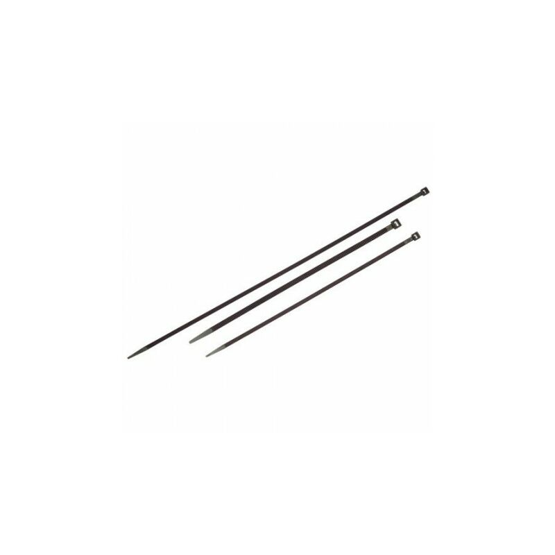

Bridas nylon 100% negra 4,5x280 mm. (bolsa 100 unidades)