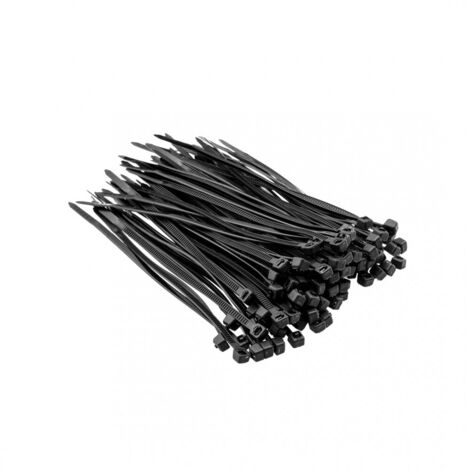 Bridas para cables de 2,5 x 100 mm, 100 unidades.
