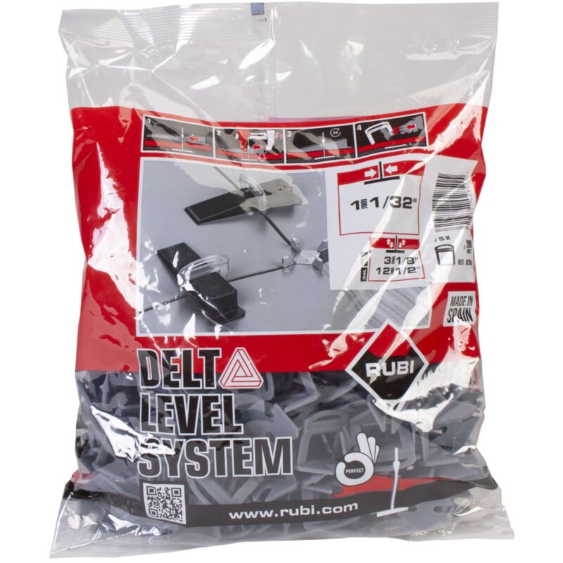 Paski 3-12 mm 1 mm delta (b-200 szt.) - Rubi