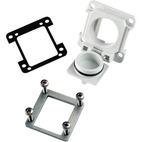 Bride à encastrer STX V6 Telegärtner 100023156 gris clair 1 pc(s) Q400611