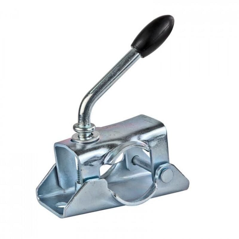 Dema - Bride de fixation pour roue jockey à boulonner ø 48 mm galvanisé