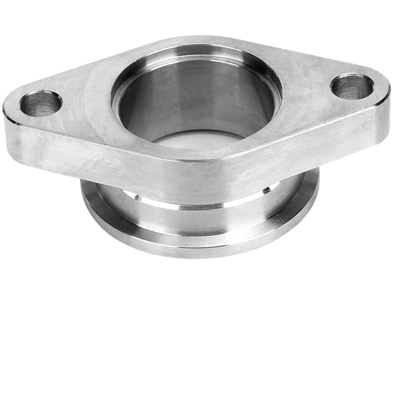 Jeffergarden - Bride de Porte de Décharge en Acier Inoxydable, Bride D'adaptateur de Porte de Décharge 1.5in 2 Boulons à mvs VBand tial wastegate