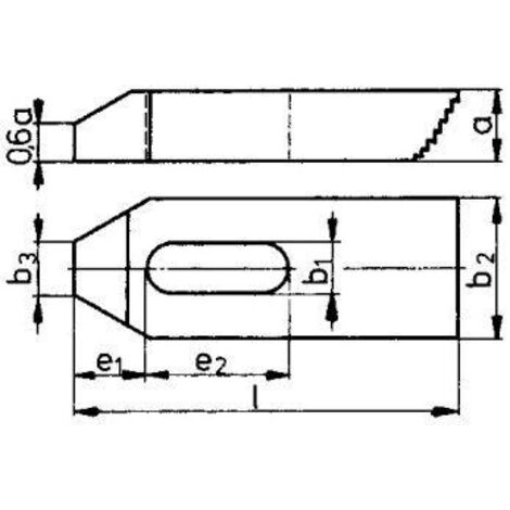 Bride de serrage DIN6314Z 11x80mm FORMAT 1 PCS