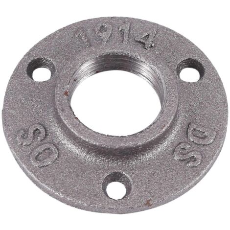 Bride de tuyau en fonte malléable de 1 pouce, brides de tuyau industrielles