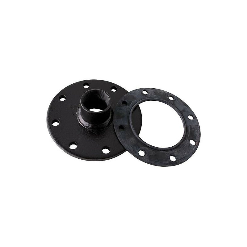 Bride filetée émaillée avec joint type 220/290 mm Manchon DN 40 (1 1/2")