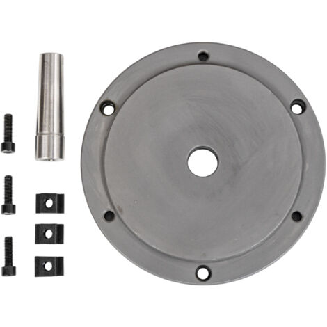 Bride intermédiaire pour mandrin 3 mors ø200 mm à monter sur diviseur - table rotative THV-10 Torros TF-8