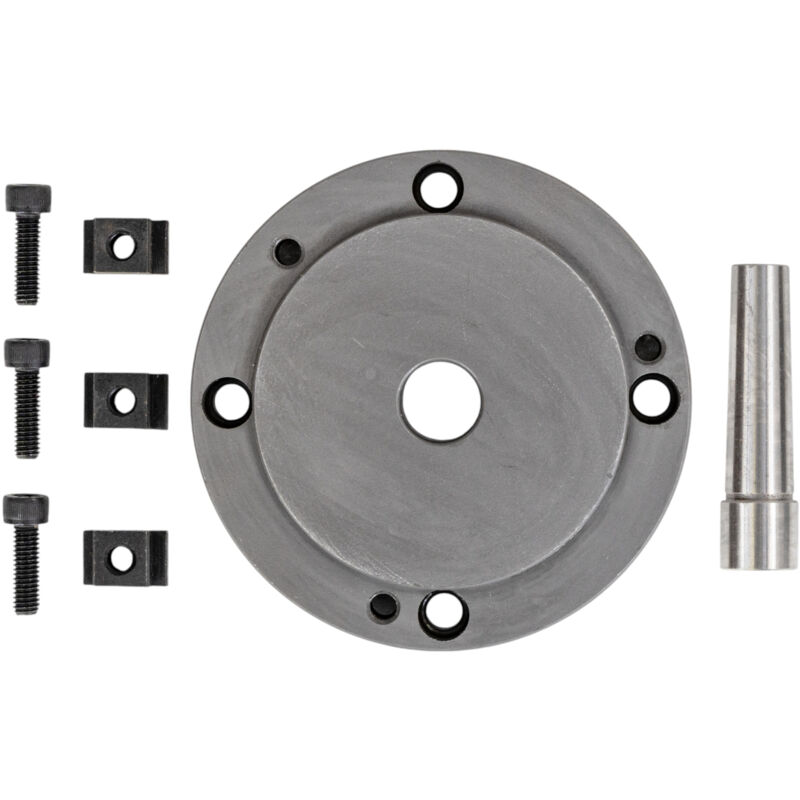 Bride intermédiaire pour mandrin 3 mors ø125 mm à monter sur diviseur - table rotative THV-6 Torros TF-5