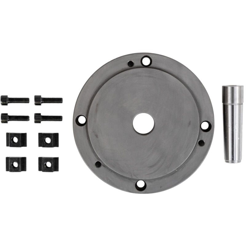 Bride intermédiaire pour mandrin 3 mors ø160 mm à monter sur diviseur - table rotative THV-8 Torros TF-6
