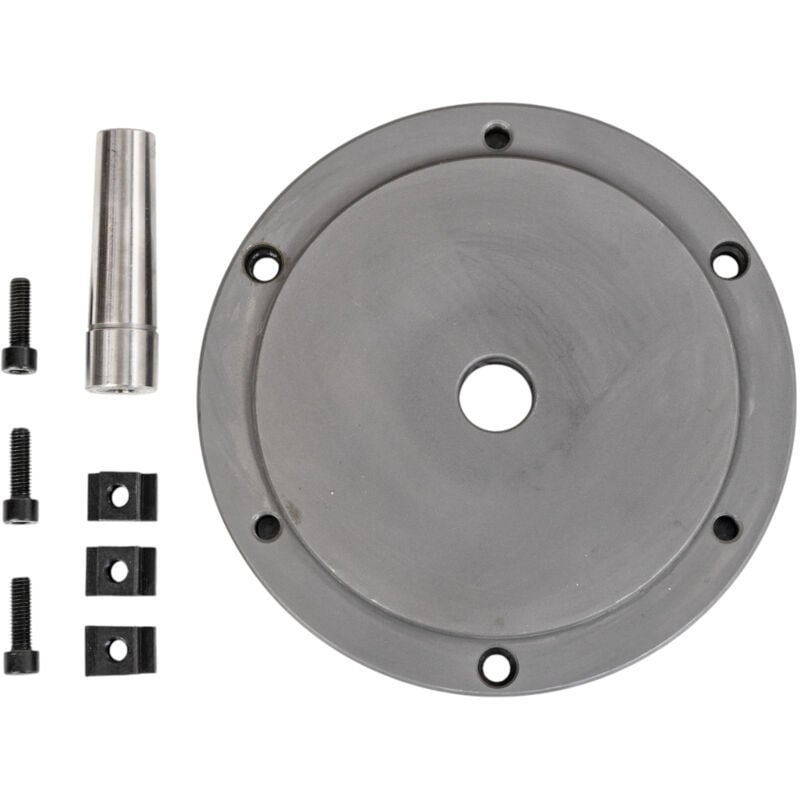 Bride intermédiaire pour mandrin 3 mors ø200 mm à monter sur diviseur - table rotative THV-10 Torros TF-8
