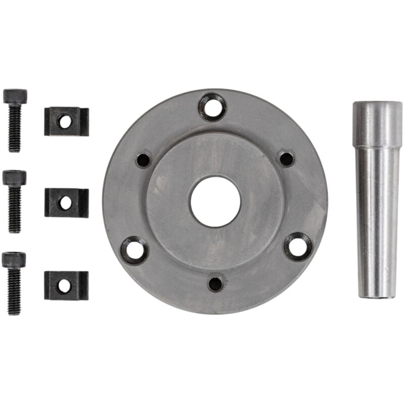 Bride intermédiaire pour mandrin 3 mors ø80 mm à monter sur diviseur - table rotative THV-4 Torros TF-3