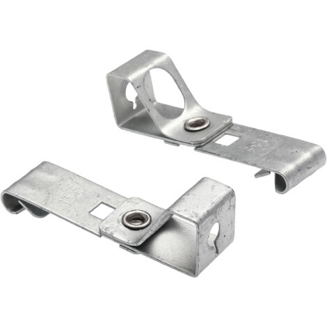 Bride M8, Epaisseur de la bride 1.5 5 mm, Charge maximum de 68kg ( Prix pour Paquet de 25 )