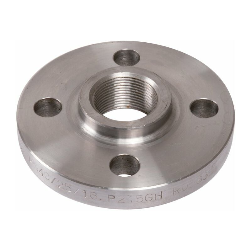 Virfollet&cie - Bride acier taraudée - f 2'1/2 - 8 trous