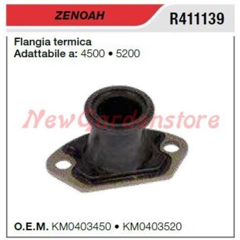 Bride thermique ZENOAH tronçonneuse 4500 5200 R411139