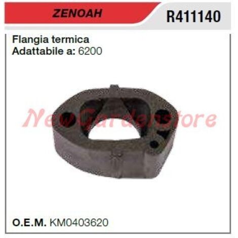 Bride thermique ZENOAH tronçonneuse 6200 R411140