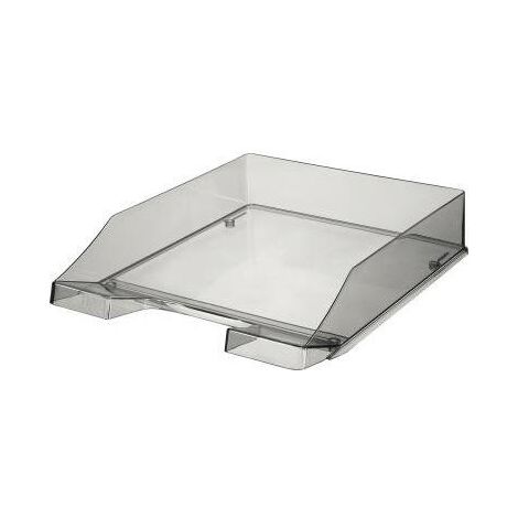 Briefablage KLASSIK DIN A4 DIN C4 Polystyrol Farbe: grau transparent